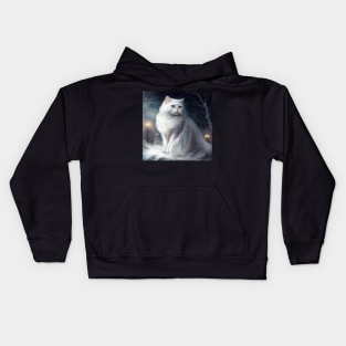 White British Shorthair Cat Divine Kids Hoodie